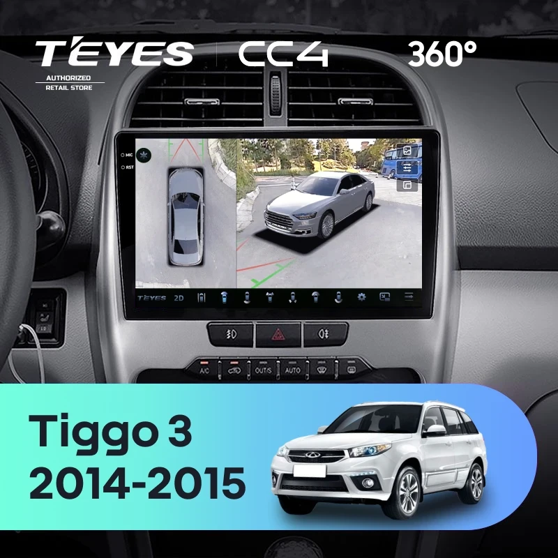 Штатная магнитола Teyes CC4 360 6/64 Chery Tiggo 3 (2014-2015)