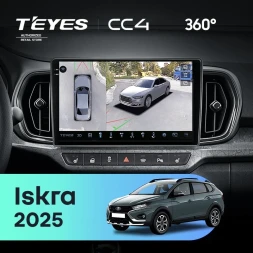 Штатная магнитола Teyes CC4 360 8/128 LADA Iskra SW Cross (2025-2026) Тип-B