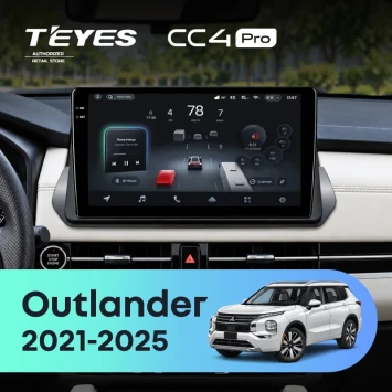 Штатная магнитола Teyes CC4 Pro 8/128 Mitsubishi Outlander GN0W (2021-2025) F3