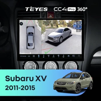 Штатная магнитола Teyes CC4 Pro 360 8/128 Subaru XV (2011-2015) Тип-B (11")