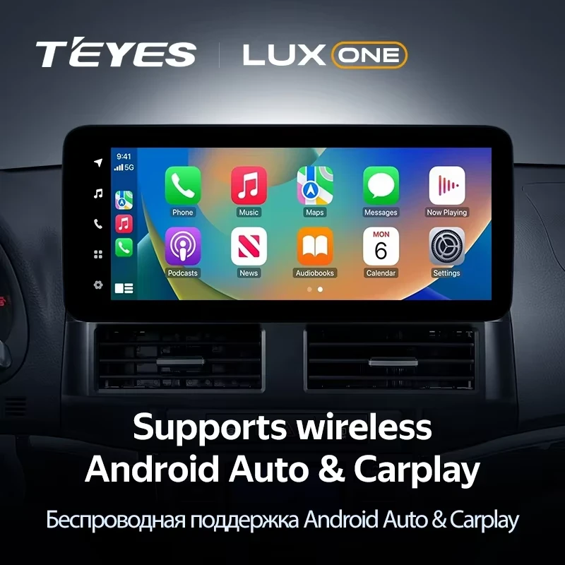 Штатная магнитола Teyes LUX ONE 4/64 Hyundai Santa Fe 2 (2006-2012)