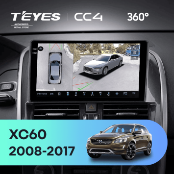 Штатная магнитола Teyes CC4 360 6/64 Volvo XC60 I 1 (2013-2017) Тип-B