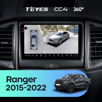 Штатная магнитола Teyes CC4 360 6/64 Ford Ranger P703 (2015-2022) Тип-B