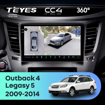 Штатная магнитола Teyes CC4 360 6/64 Subaru Legacy 5 (2009-2014)