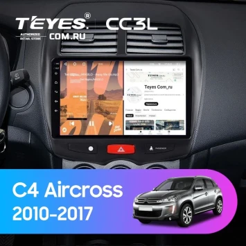 Штатная магнитола Teyes CC3L 4/32 Citroen C4 Aircross (2010-2017) F1 Тип-A