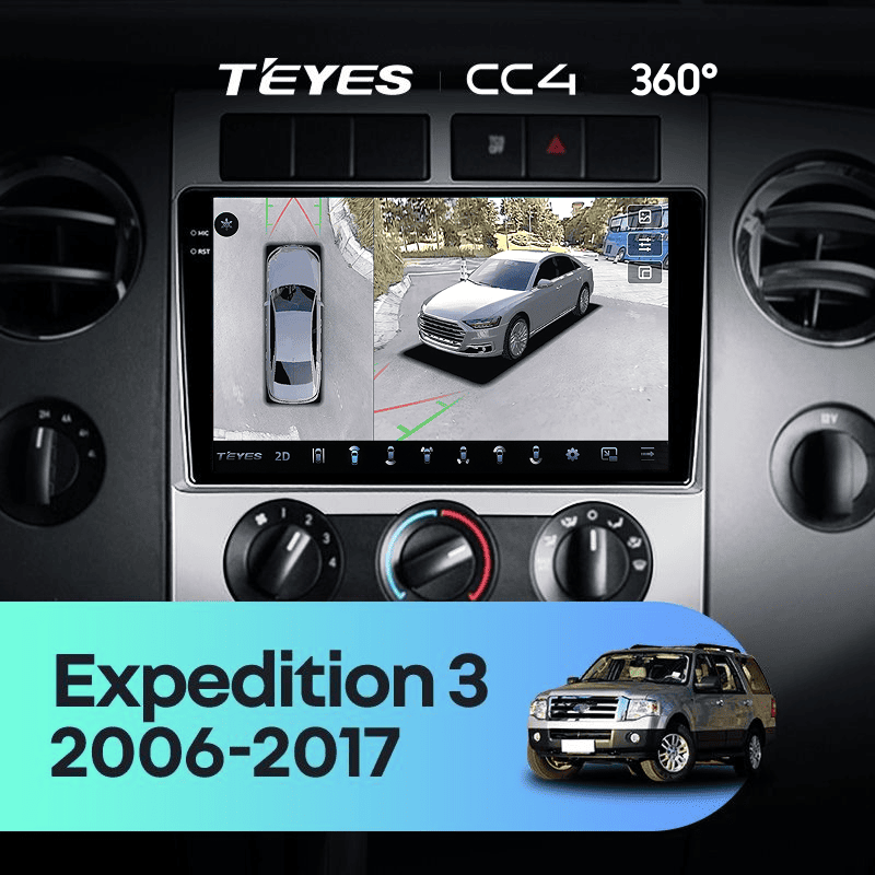 Штатная магнитола Teyes CC4 360 8/128 Ford Expedition 3 U3242 U3542 U324 U354 (2006-2017)