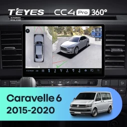 Штатная магнитола Teyes CC4 Pro 360 8/128 Volkswagen Caravelle T6 (2015-2020) (11")