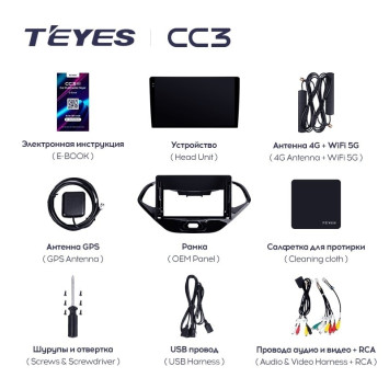 Штатная магнитола Teyes CC3L 4/32 Ford Figo (2015-2018)