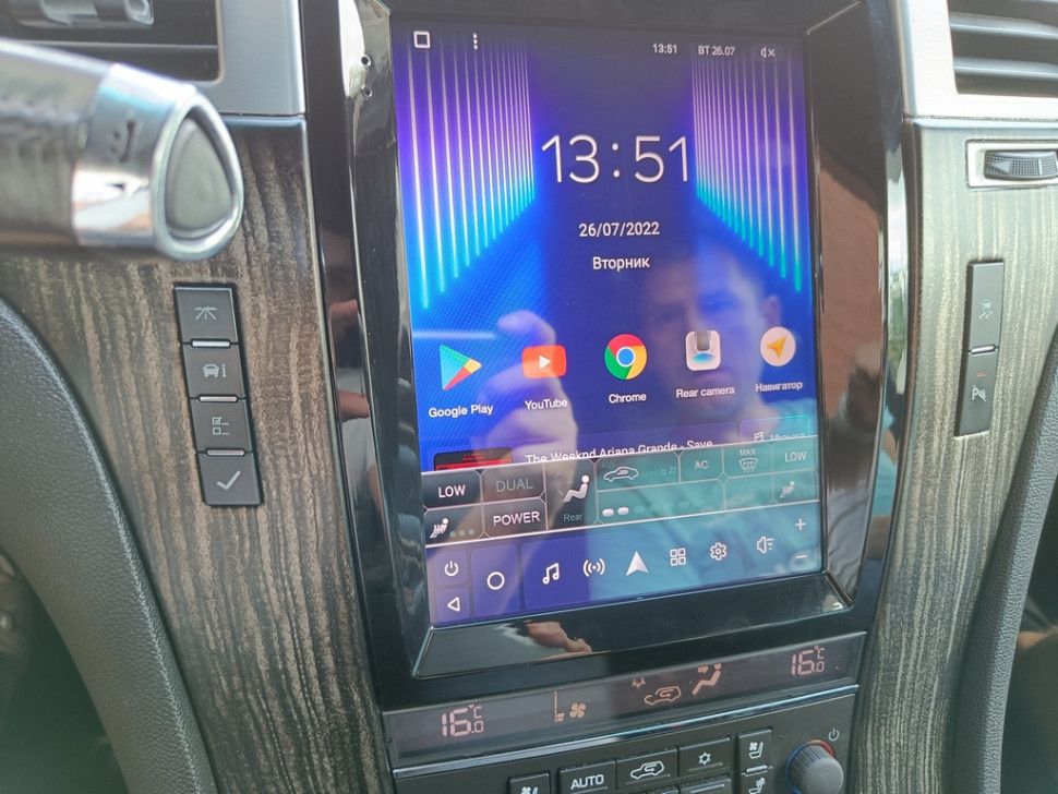 Штатная магнитола Tesla style Teyes TPRO 2 4/64 Cadillac Escalade GMT900 3 (2006-2014)