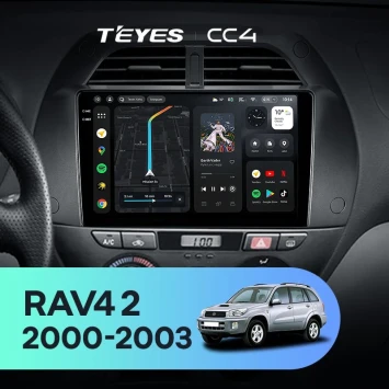 Штатная магнитола Teyes CC4 6/64 Toyota RAV4 2 CA20 (2000-2003) F3