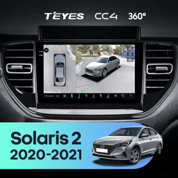 Штатная магнитола Teyes CC4 360 8/128 Hyundai Solaris 2 (2020-2021)