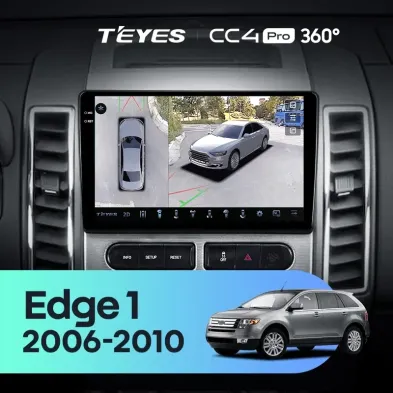 Штатная магнитола Teyes CC4 Pro 360 8/128 Ford Edge 1 U387 (2006-2010)