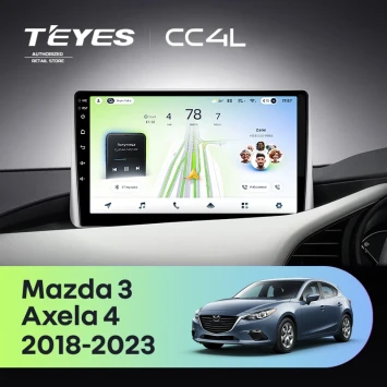 Штатная магнитола Teyes CC4L 6/64 с DTS Mazda 3 (2018-2023) (0din)