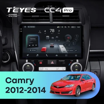Штатная магнитола Teyes CC4 Pro 12/256 Toyota Camry 7 XV 50 55 (2012-2014) F5 Америка