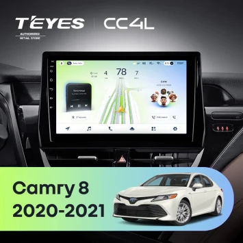 Штатная магнитола Teyes CC4L 6/64 с DTS Toyota Camry 8 XV 70 (2020-2021)