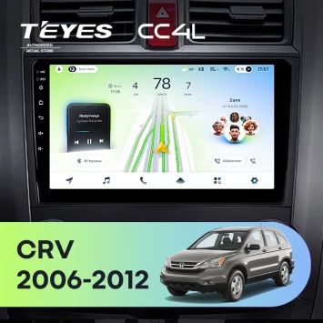 Штатная магнитола Teyes CC4L 6/64 с DTS Honda CR-V 3 RE (2006-2012)