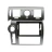 Переходная рамка Hummer H2 E85 (2007-2009) (черная) F2 (9")