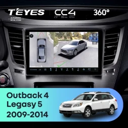 Штатная магнитола Teyes CC4 360 6/64 Subaru Outback 4 (2009-2014)