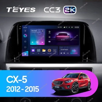 Штатная магнитола Teyes CC3 2K 360 6/128 Mazda CX-5 (2012-2015) Тип-B