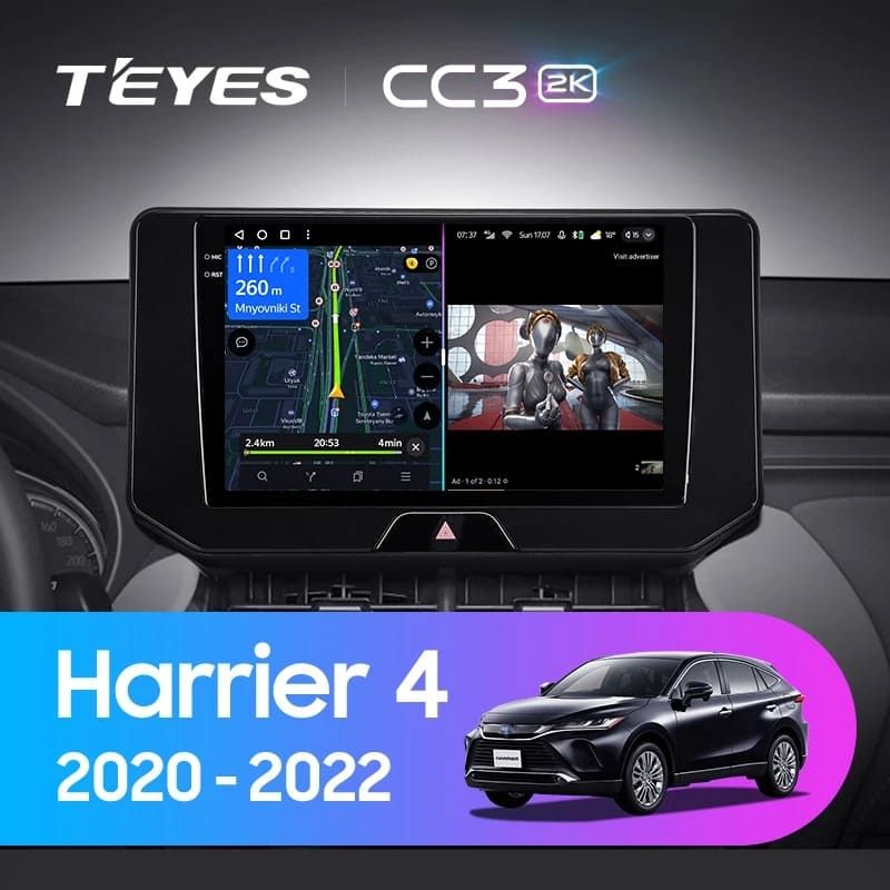 Штатная магнитола Teyes CC3 2K 4/32 Toyota Harrier 4 XU80 (2020-2022)