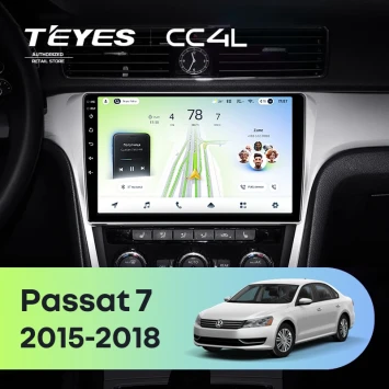 Штатная магнитола Teyes CC4L 6/64 с DTS Volkswagen Passat 7 B7 NMS (2015-2018) F2