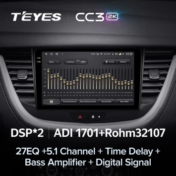 Штатная магнитола Teyes CC3 2K 360 6/128 Opel GrandLand X (2017-2023)