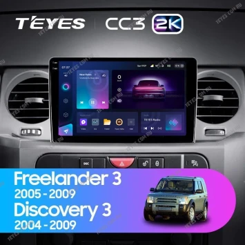 Штатная магнитола Teyes CC3 2K 6/128 Land Rover Discovery 3 (2004-2009) F1