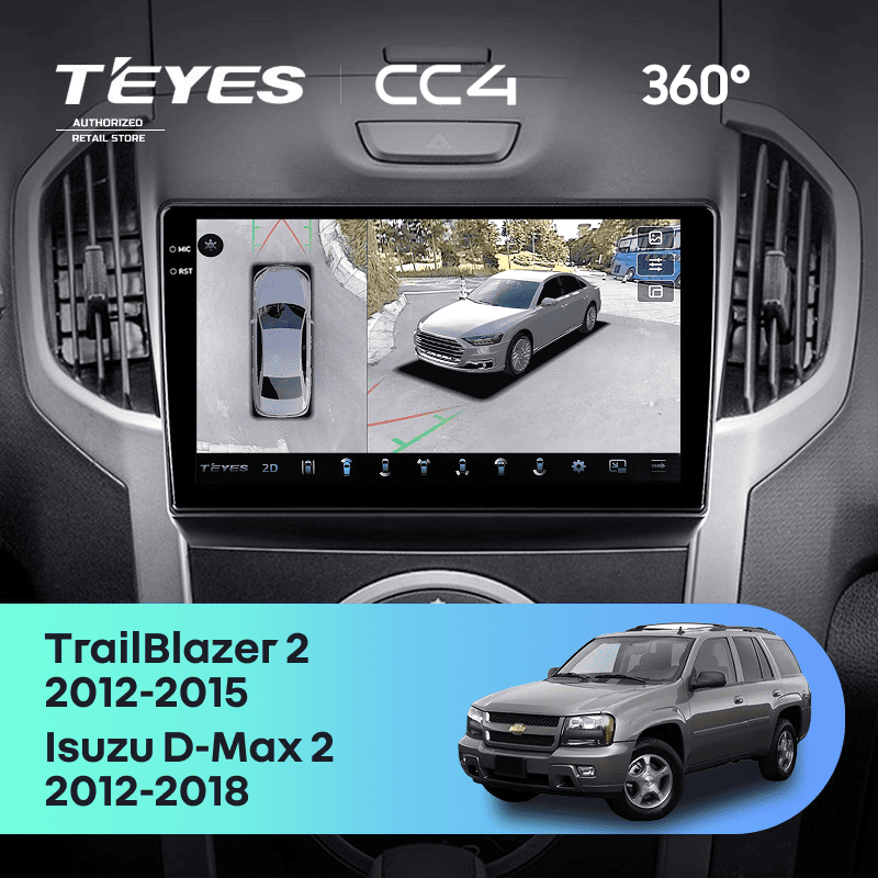 Штатная магнитола Teyes CC4 360 8/128 Chevrolet TrailBlazer 2 (2012-2015)
