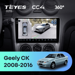 Штатная магнитола Teyes CC4 360 8/128 Geely CK (2008-2016)