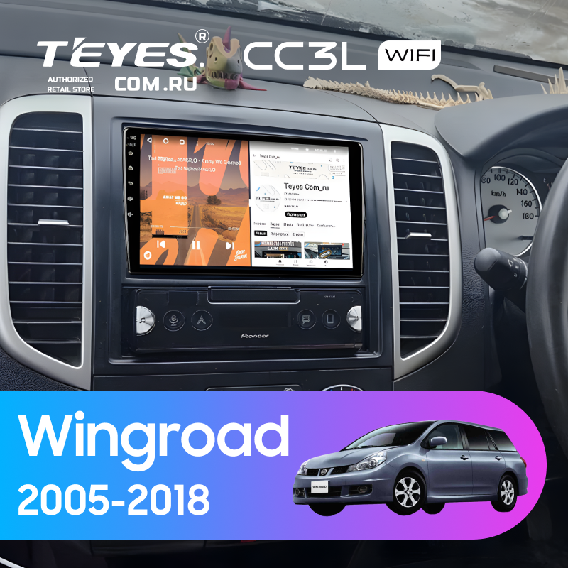 Штатная магнитола Teyes CC3L WiFi 2/32 Nissan Wingroad 3 Y12 (2005-2018)