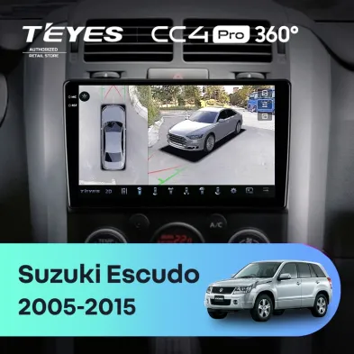 Штатная магнитола Teyes CC4 Pro 360 8/128 Suzuki Escudo (2005 2015)