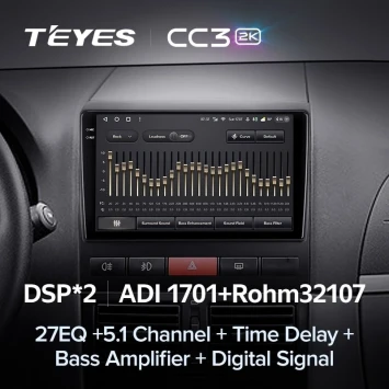 Штатная магнитола Teyes CC3 2K 6/128 Fiat Peron 9 2009 Idea (2011-2014)