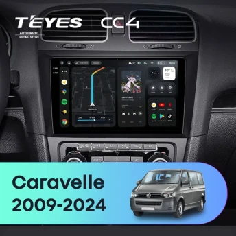 Штатная магнитола Teyes CC4 6/64 Volkswagen Caravelle (2009-2024)