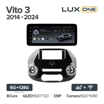Штатная магнитола Teyes LUX ONE 4/64 Mercedes-Benz Vito 3 W447 (2014-2024)