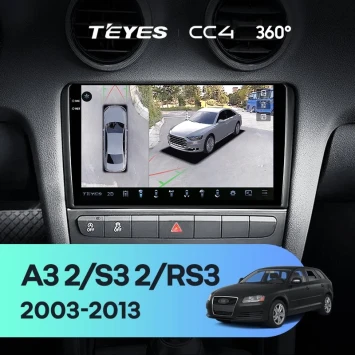 Штатная магнитола Teyes CC4 360 6/64 Audi RS3 1 (2011-2012)