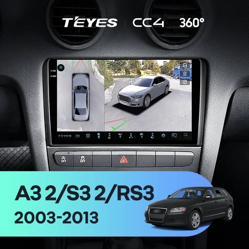 Штатная магнитола Teyes CC4 360 6/64 Audi RS3 1 (2011-2012)