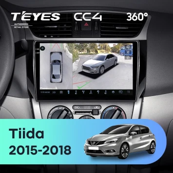 Штатная магнитола Teyes CC4 360 8/128 Nissan Tiida C13 (2015-2018)
