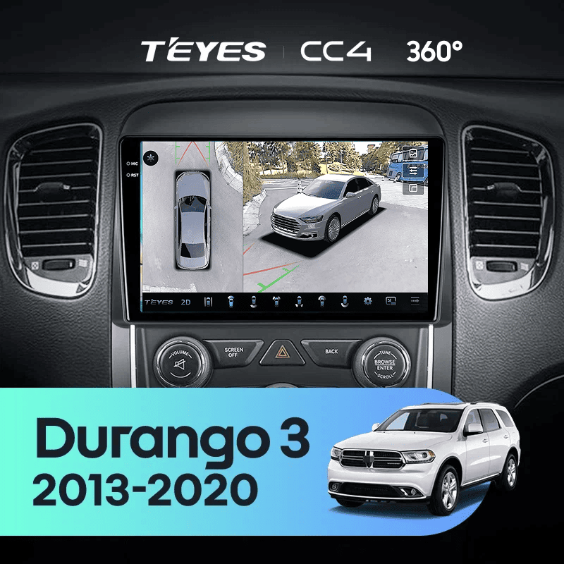 Штатная магнитола Teyes CC4 360 8/128 Dodge Durango 3 (2013-2020)