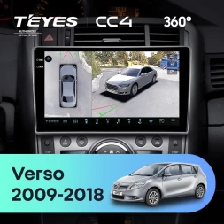 Штатная магнитола Teyes CC4 360 8/128 Toyota Verso R20 (2009-2018) F1