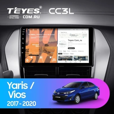 Штатная магнитола Teyes CC3L 4/32 Toyota Yaris (2017-2020) F1