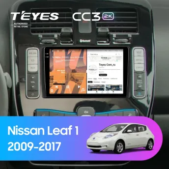 Штатная магнитола Teyes CC3 2K 360 6/128 Nissan Leaf 1 (2009-2017)
