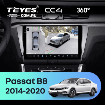 Штатная магнитола Teyes CC4 360 6/64 Volkswagen Passat B8 (2014-2020)