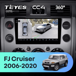 Штатная магнитола Teyes CC4 360 6/64 Toyota FJ Cruiser J15 (2006-2020) F2