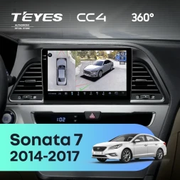 Штатная магнитола Teyes CC4 360 8/128 Hyundai Sonata 7 LF (2014-2017)