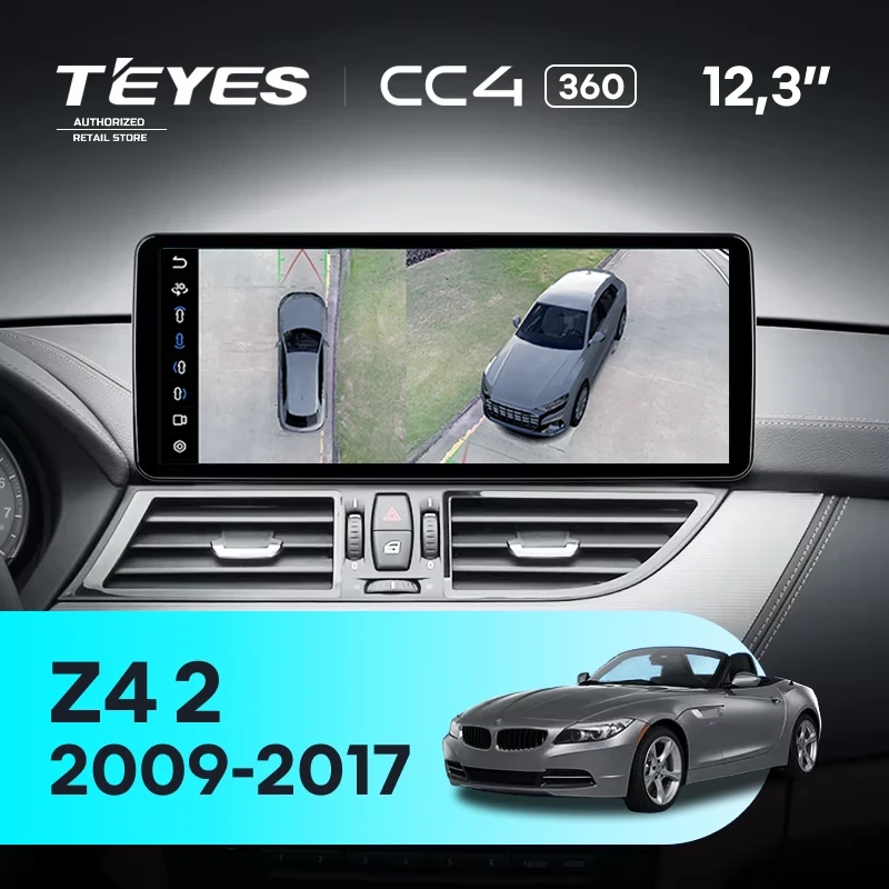 Штатная магнитола Teyes CC4 12.3" 360 8/128 BMW Z4 2 E89 (CIC) (2009-2017)