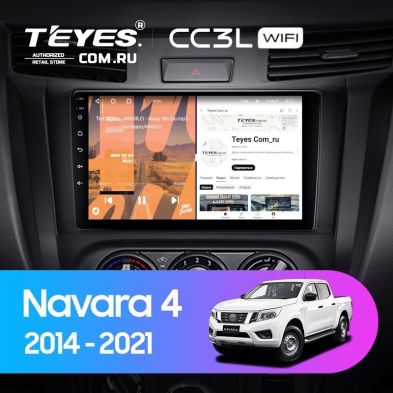 Штатная магнитола Teyes CC3L WiFi 2/32 Nissan Navara D23 IV (2014-2021) Тип-B