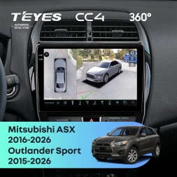 Штатная магнитола Teyes CC4 360 8/128 Mitsubishi Outlander Sport (2015-2026) F2