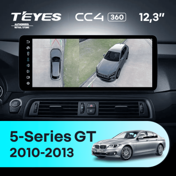 Штатная магнитола Teyes CC4 12.3" 360 6/64 BMW 5-Series Gran Turismo F07 (CIC) (2010-2013) Universal