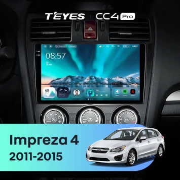 Штатная магнитола Teyes CC4 Pro 8/128 Subaru Impreza 4 (2011-2015) Тип-B