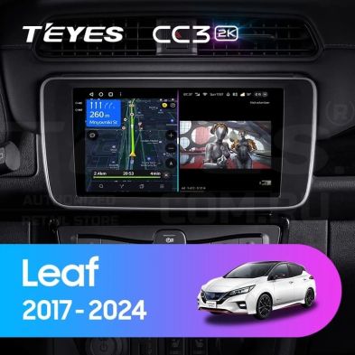 Штатная магнитола Teyes CC3 2K 360 6/128 Nissan Leaf ZE1 (2017-2024)